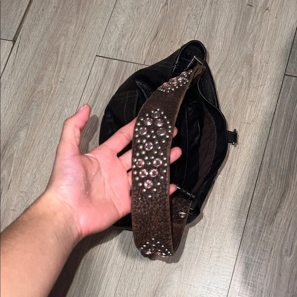 Vintage Tyler Malibu jeweled strap leather bag - Picture 7 of 7